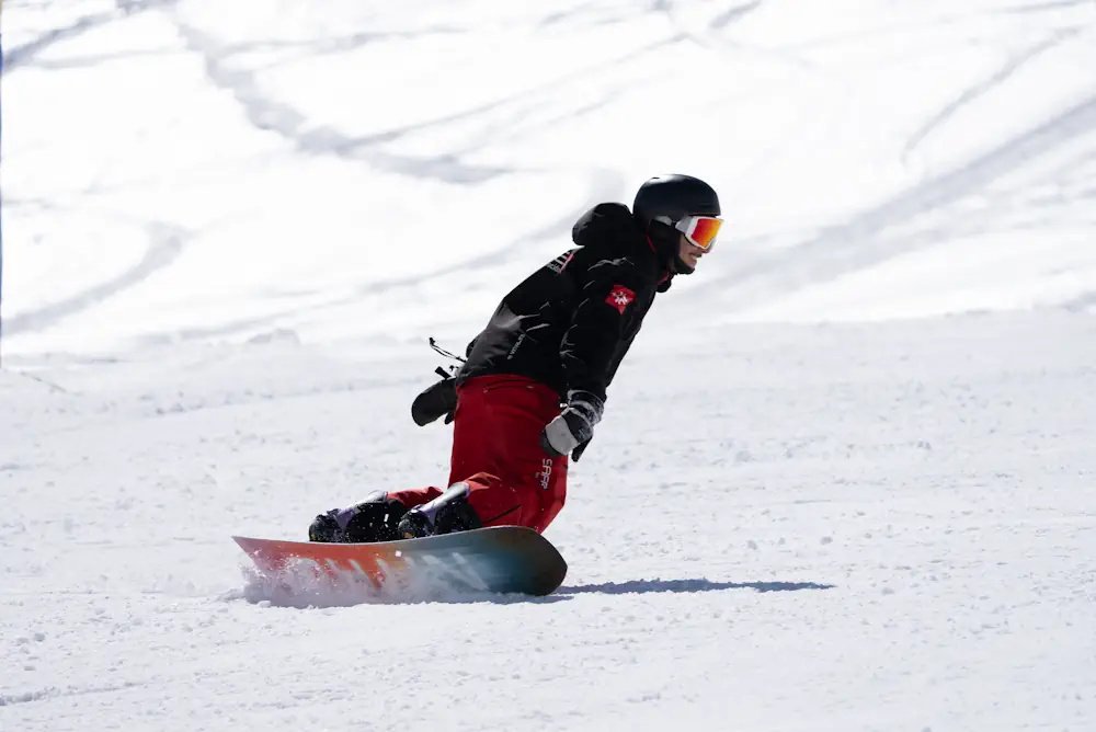 tecnica descenso snowboard curso td3